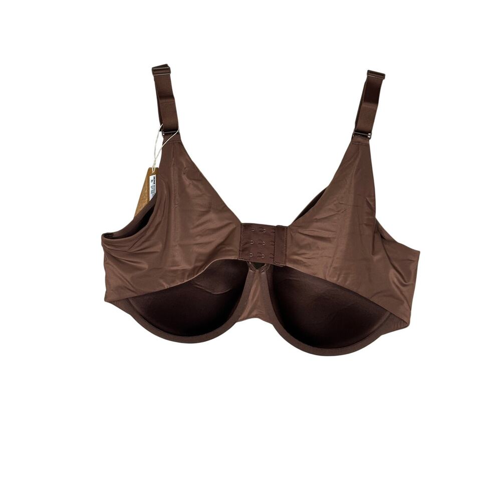 SKIMS NWT Smoothing Intimates Full Coverage Bra Cocoa Brown Underwire 44DDDD 44G - Picture 3 of 9